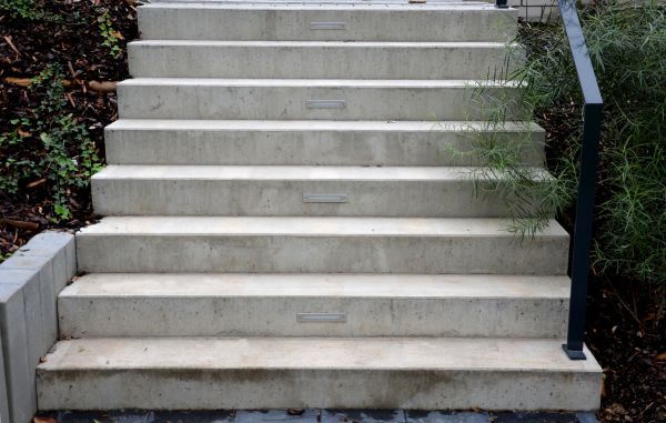 Poured Step Installation in Ventura