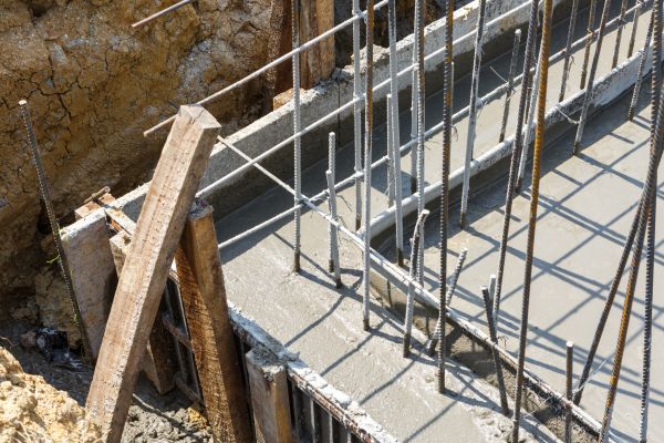 Concrete Footing Pouring in Ventura