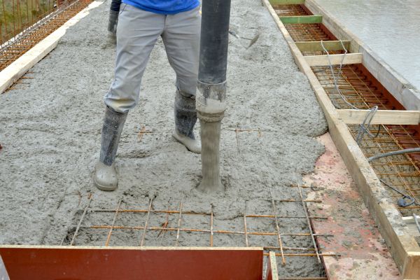 Concrete Base Construction in Ventura