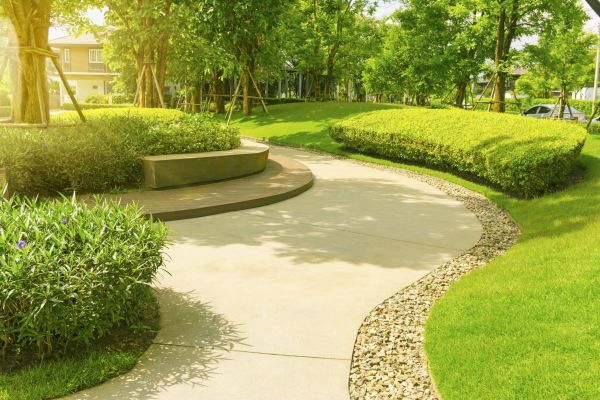 Cement Walkway Installation in Ventura