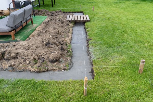 Cement Footer Installation in Ventura